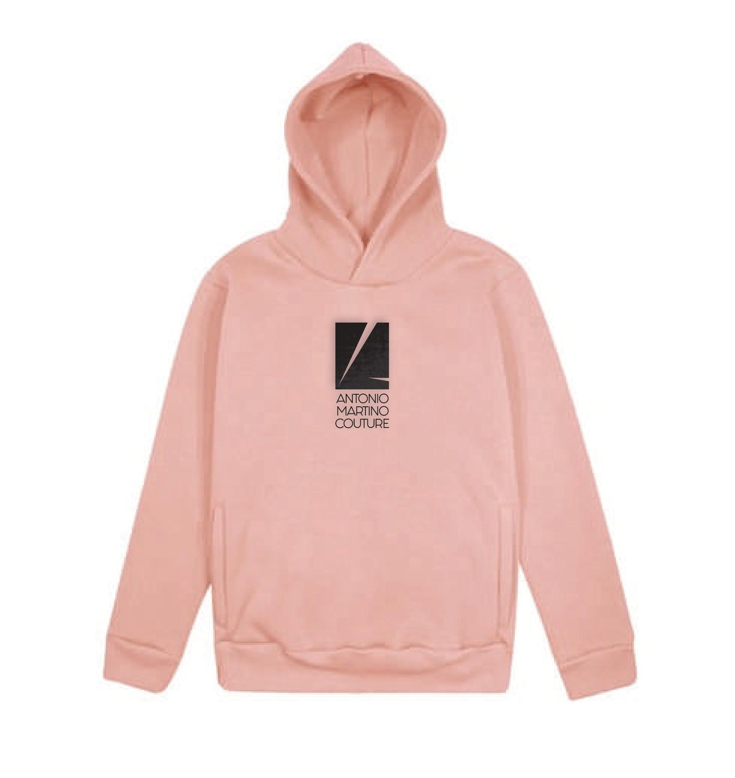 Felpa cappuccio rosa con logo Antonio Martino Couture Antonio Martino Couture