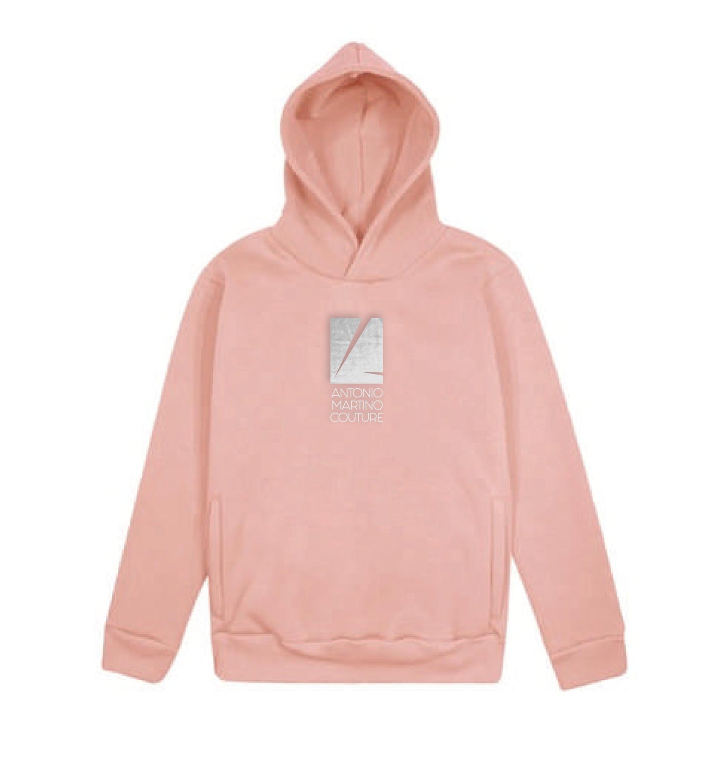 Felpa cappuccio rosa con logo Antonio Martino Couture Antonio Martino Couture