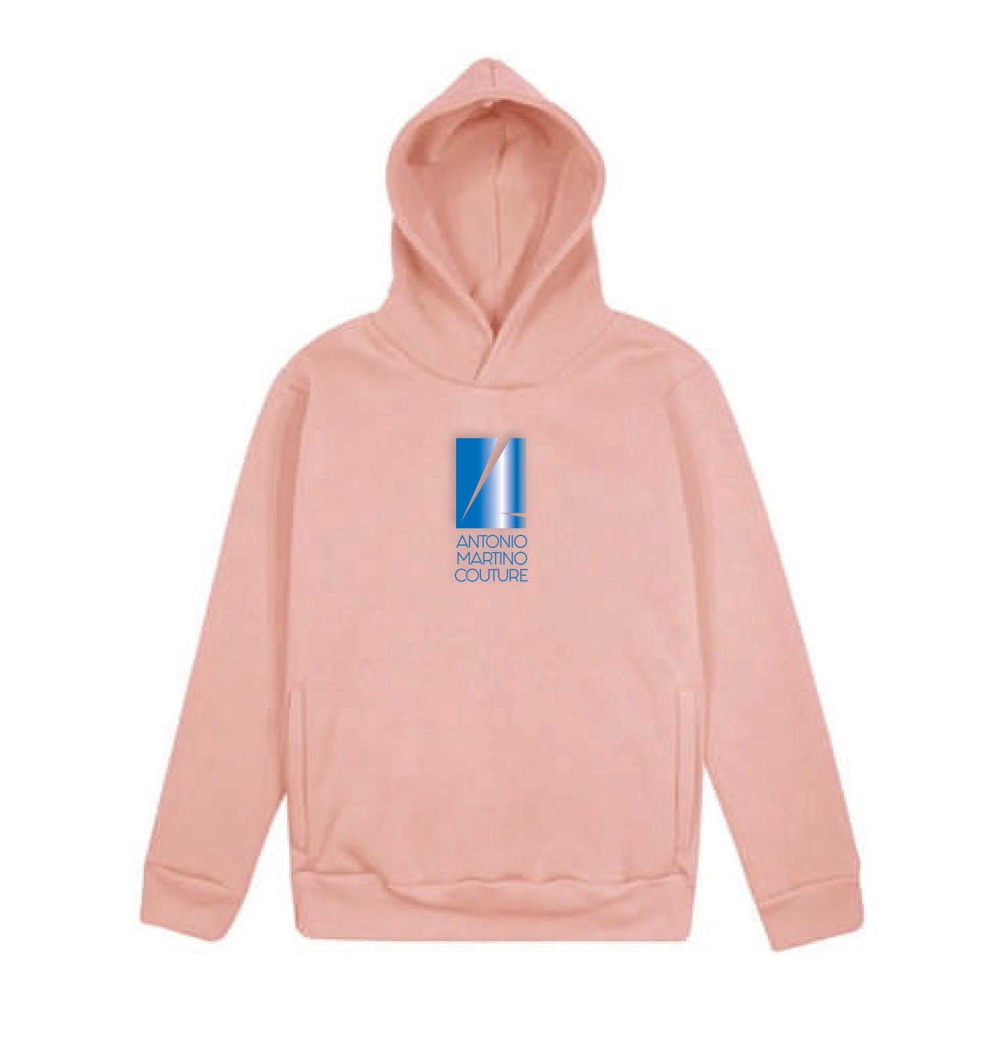 Felpa cappuccio rosa con logo Antonio Martino Couture Antonio Martino Couture