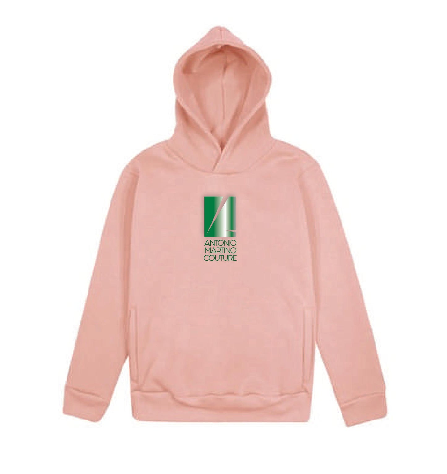 Felpa cappuccio rosa con logo Antonio Martino Couture Antonio Martino Couture