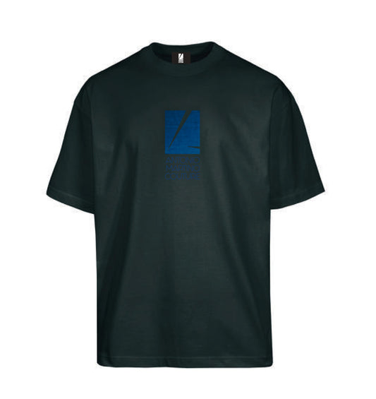 T-Shirt over size nera con Logo Antonio Martino Couture Antonio Martino Couture