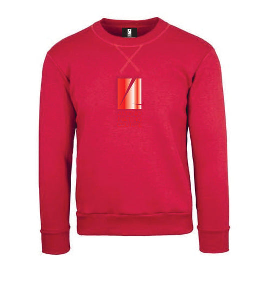 Felpa Girocollo Rossa con Logo Antonio Martino Couture Antonio Martino Couture