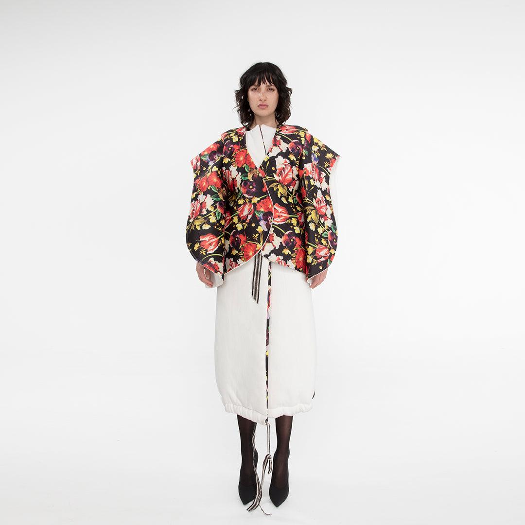 Kappa butterfly over Antonio Martino Couture