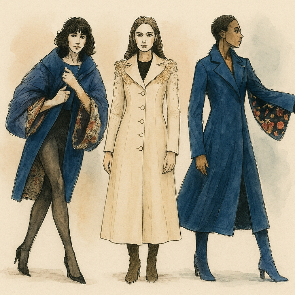 cappotti e trench donna per tessuto e materiale: pelle, denim, seta