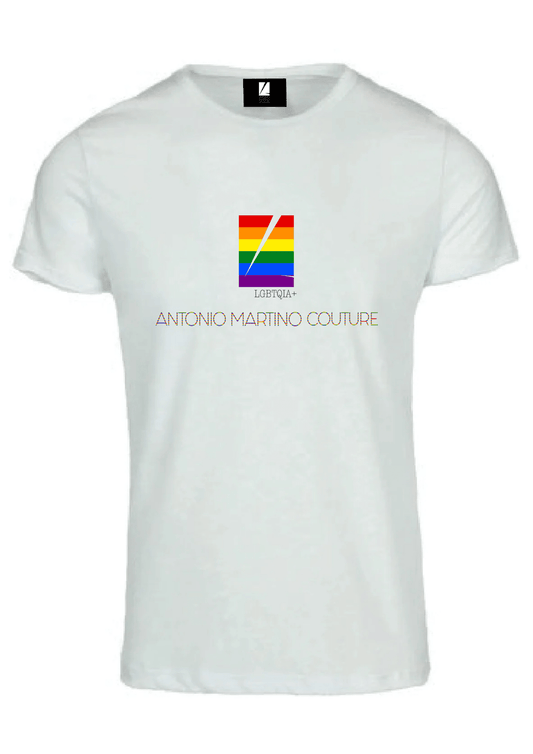 T-shirt slim fit logo Antonio Martino Couture Pride Special Edition