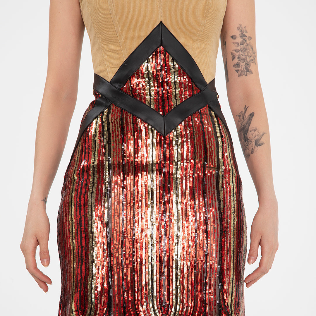 abito da sera elegante donna