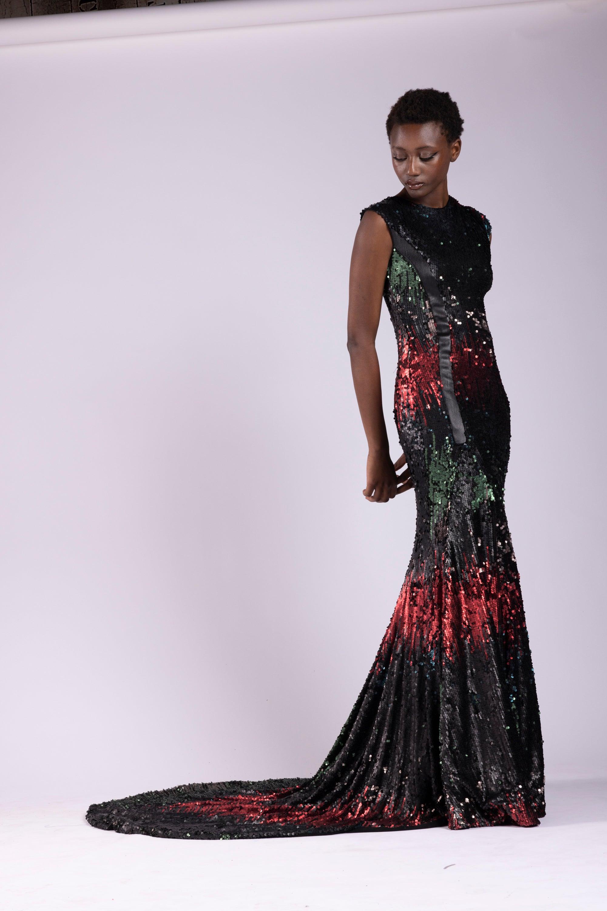 abito cangiante adatto per invitata ad un matrimonio