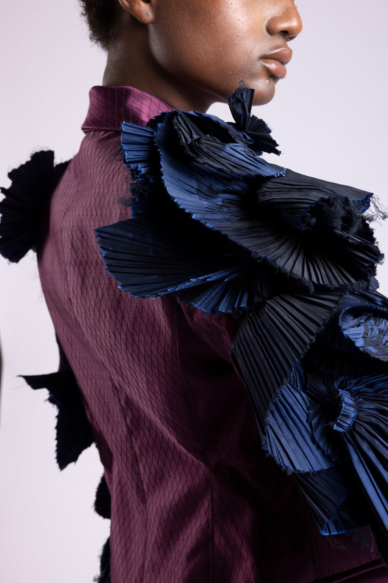 Tailleur viola donna Antonio martino couture