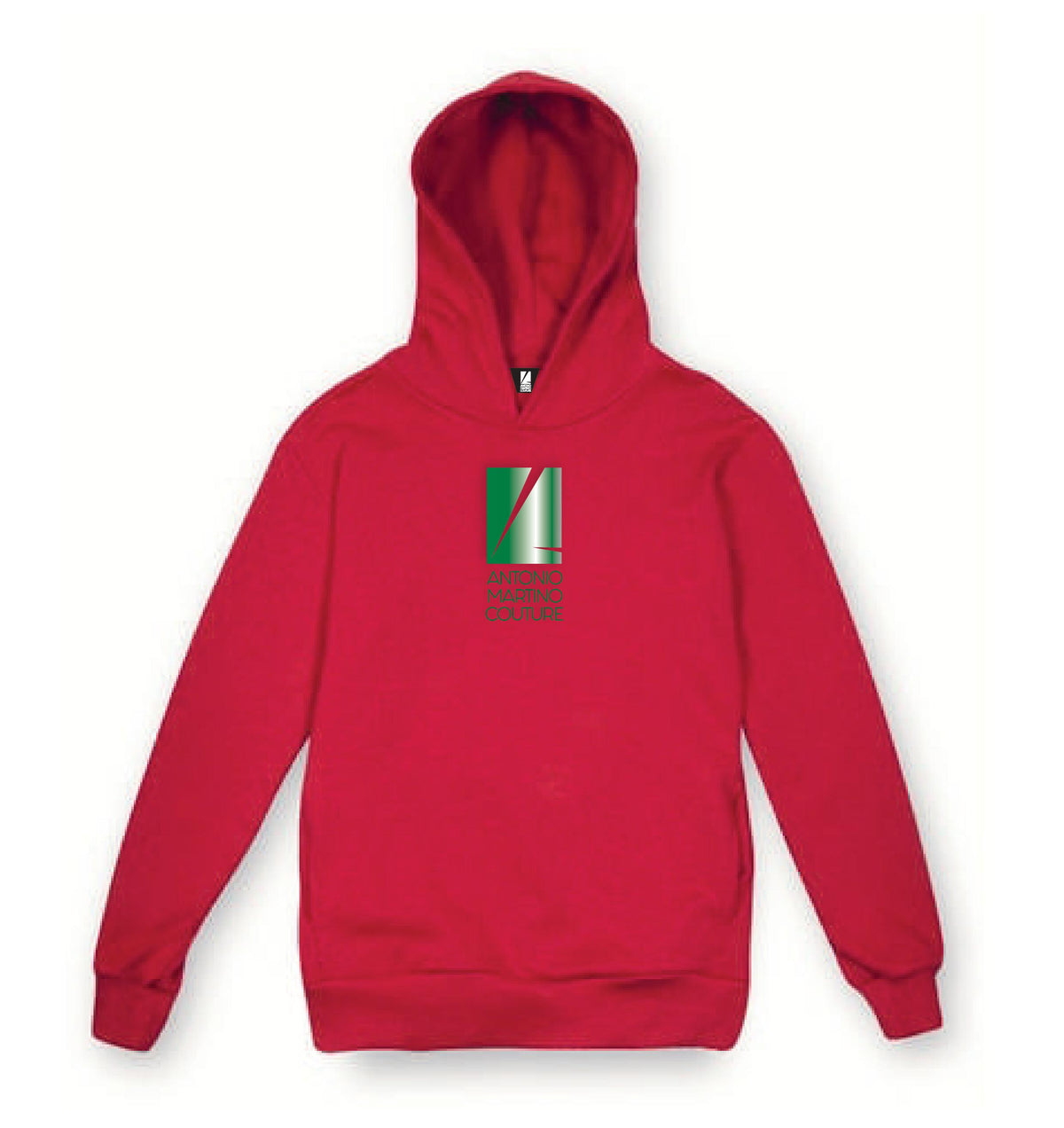 Felpa cappuccio rossa con logo Antonio Martino Couture Antonio Martino Couture